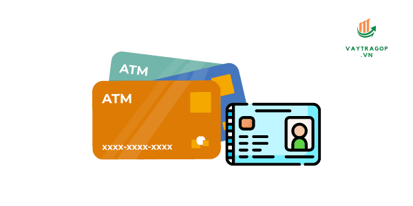 vay tien bang cmnd va the atm